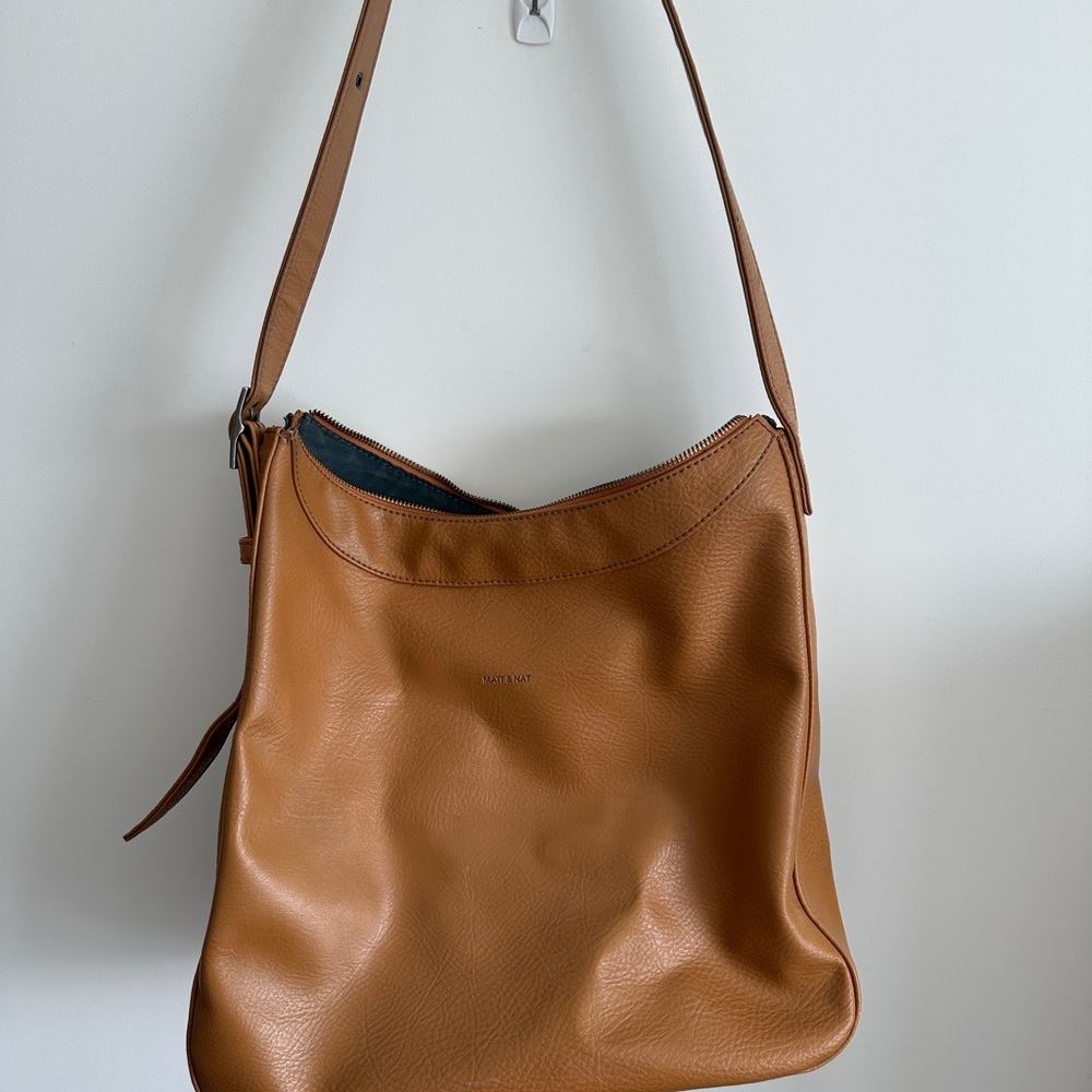 Matt & Nat Cognac Brown Shoulder Bag